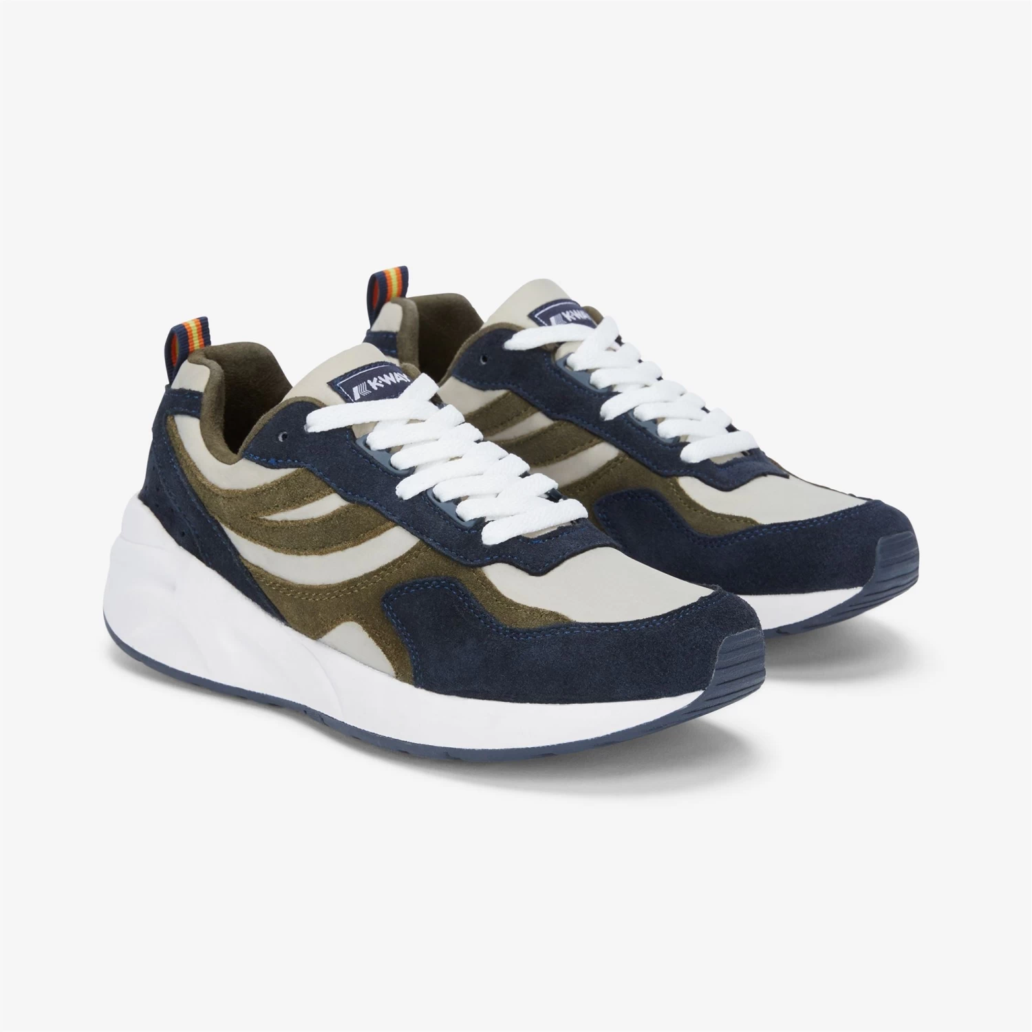 TRAINING 3.0 LACES - Sport Shoes - Low Cut - Unisex - BEIGE GREY-BLUE DEPTH-GREEN BLACKISH