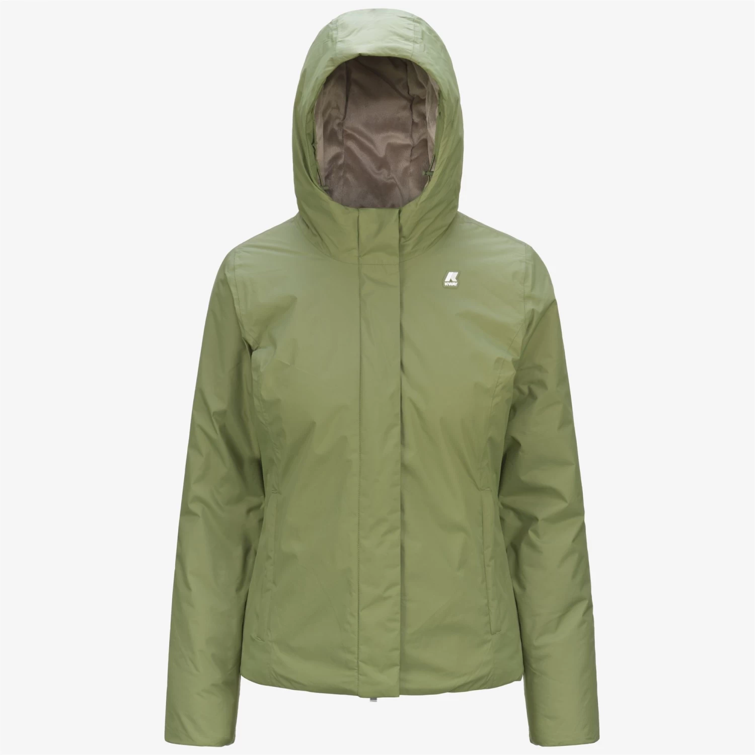 LILY MICRO RIPSTOP MARMOTTA - Jackets - Short - Woman - GREEN S-GREY