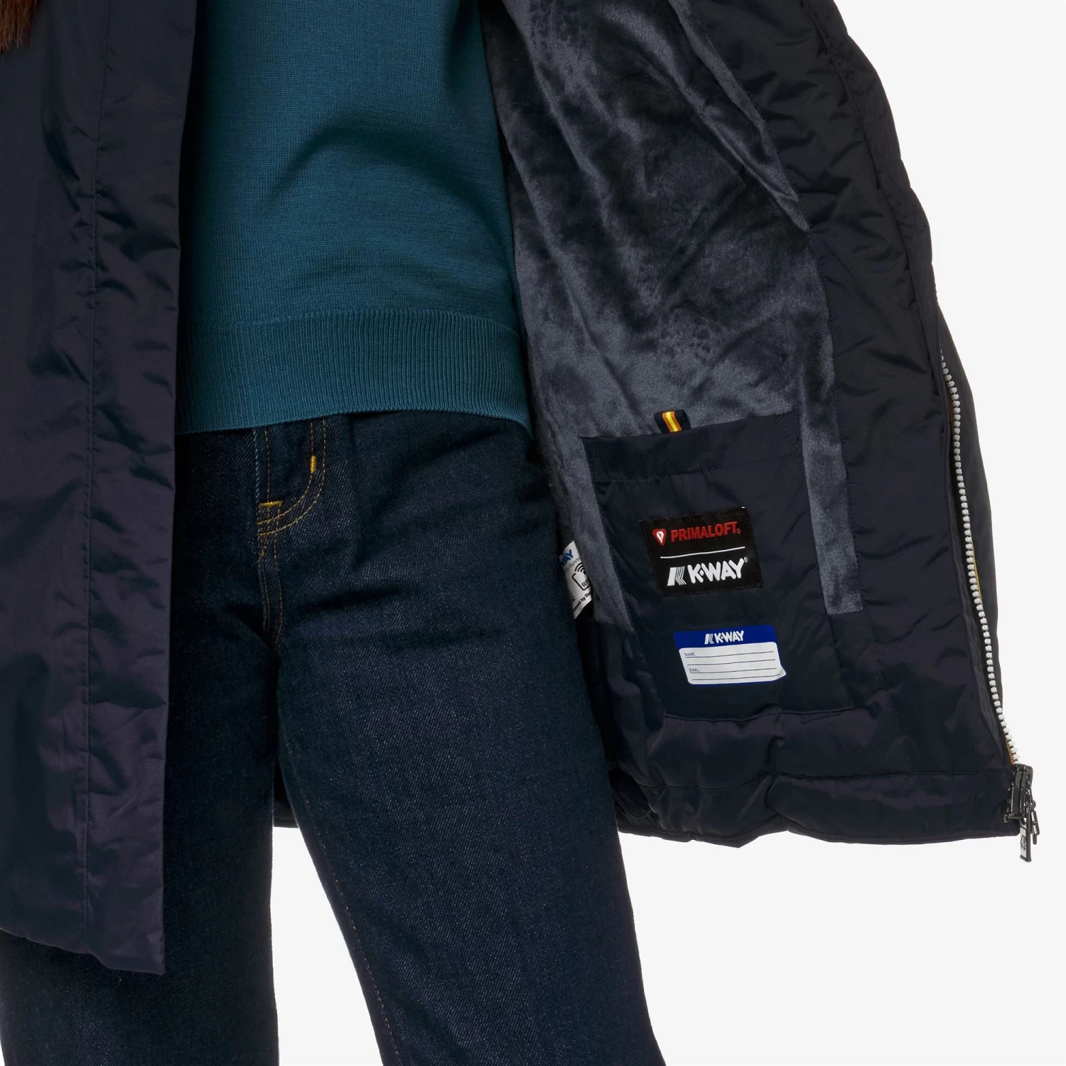 SOPHIEMICRO RIPSTOP MARMOTTA - Jackets - Mid - Woman - BLUE D-BLUE A - immagine 2