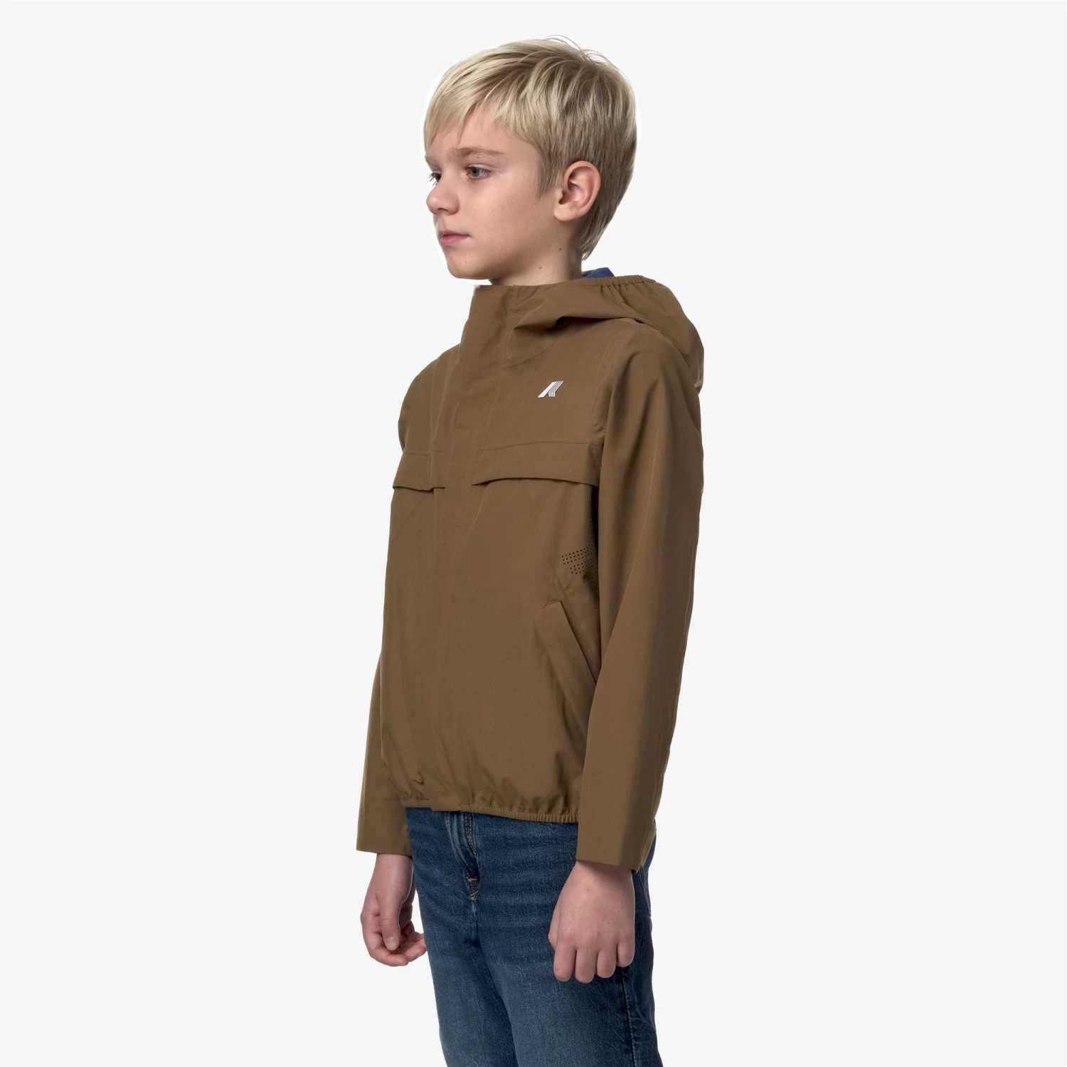 P. ARNAUD ECO SD CONTRAST - Jackets - Short - Boy - BROWN C-BLUE F - immagine 4