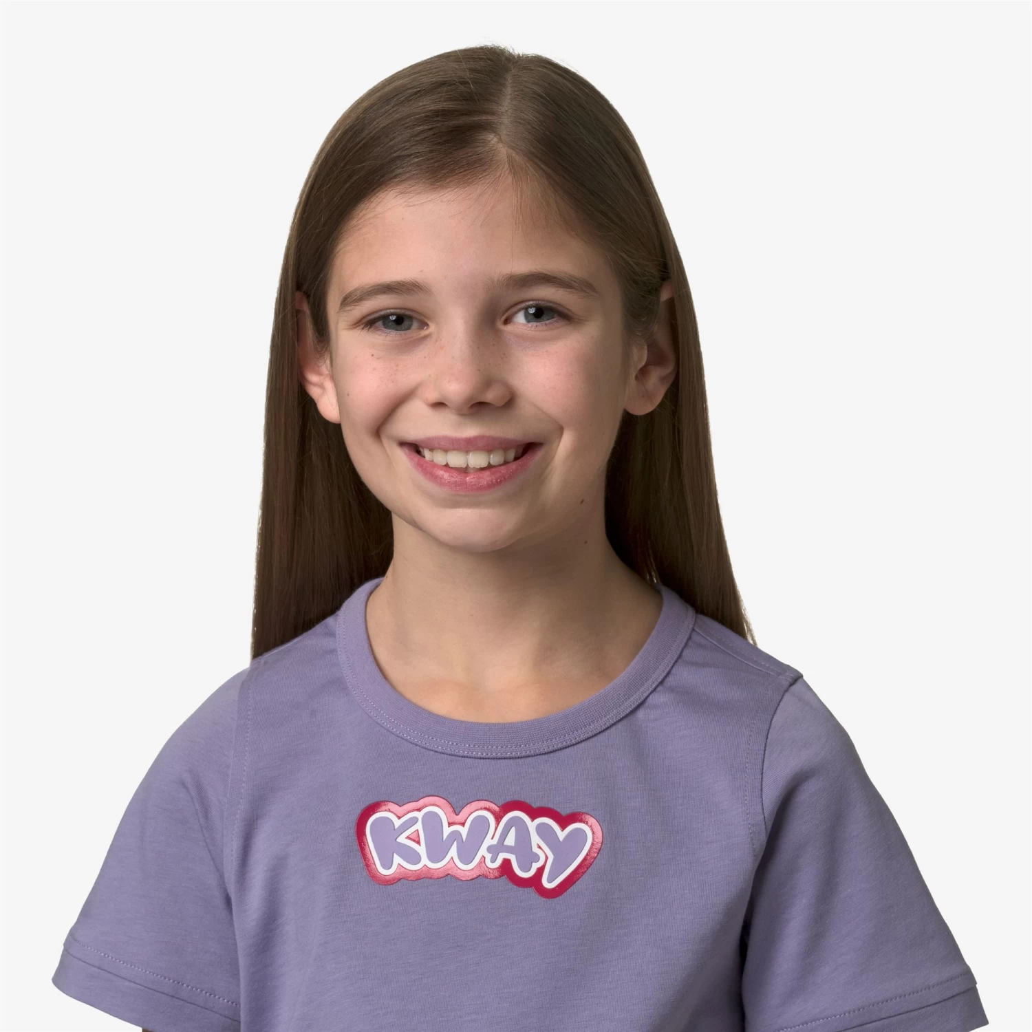 P. EMEL GRAPHIC - T-ShirtsTop - T-Shirt - Girl - VIOLET GLICINE - immagine 2