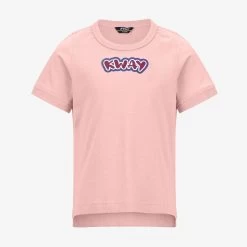 P. EMEL GRAPHIC - T-ShirtsTop - T-Shirt - Girl - PINK ASH