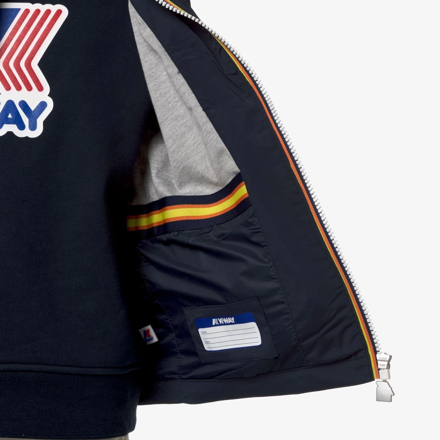 P. VALEN STRETCH NYLON JERSEY - Jackets - Vest - Boy - BLUE DEPTH - immagine 2