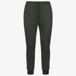 LE VRAI BISHOP POLY COTTON - Pants - Sport Trousers - Unisex - GREEN BLACKISH