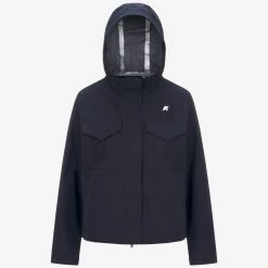 IVETTE COTTON FEEL - Jackets - Mid - Woman - BLUE DEPTH