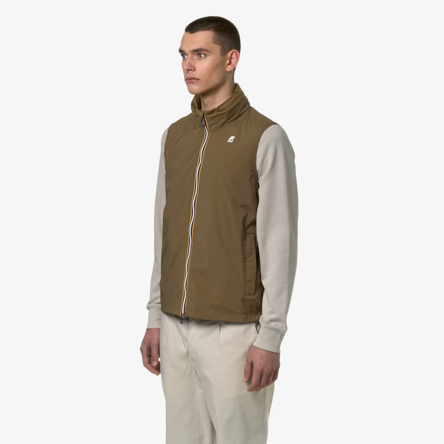 VALEN STRETCH NYLON JERSEY - Jackets - Short - Man - BROWN CORDA - immagine 4