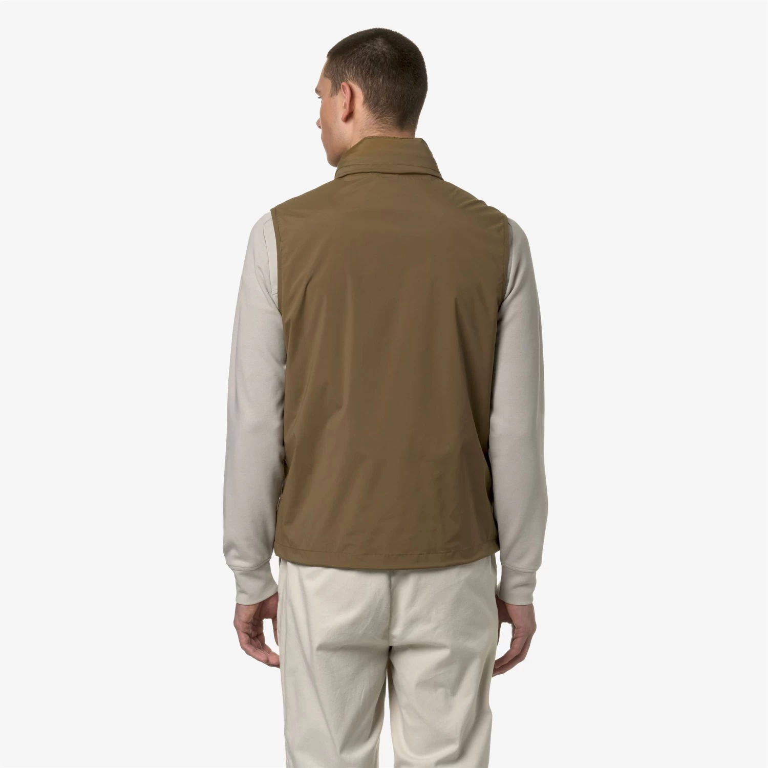 VALEN STRETCH NYLON JERSEY - Jackets - Short - Man - BROWN CORDA - immagine 5