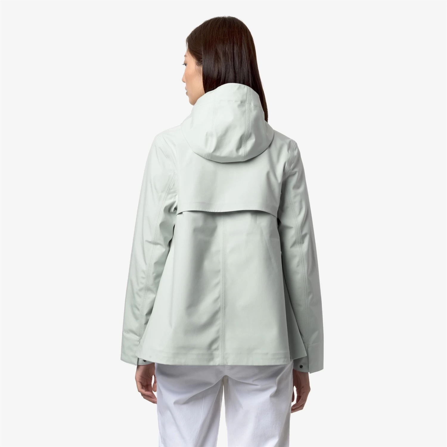 MADALINA BONDED JERSEY - Jackets - Mid - Woman - GREY SAGE - immagine 5