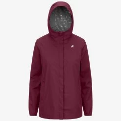 MARGUERITE STRETCH DOT - Jackets - Mid - Woman - RED DK