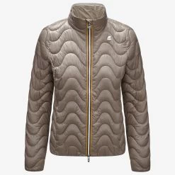 VIOLETTE QUILTED WARM - Jackets - Short - Woman - BEIGE TAUPE