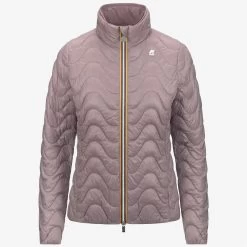 VIOLETTE QUILTED WARM - Jackets - Short - Woman - VIOLET DUSTY
