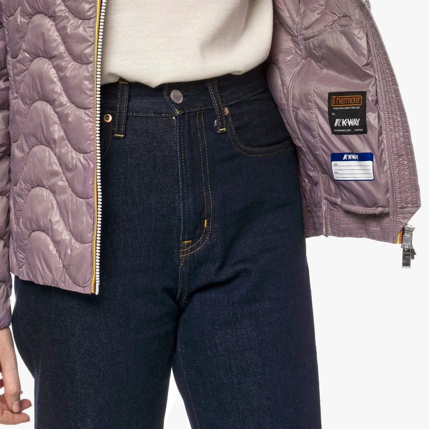 VIOLETTE QUILTED WARM - Jackets - Short - Woman - VIOLET DUSTY - immagine 2