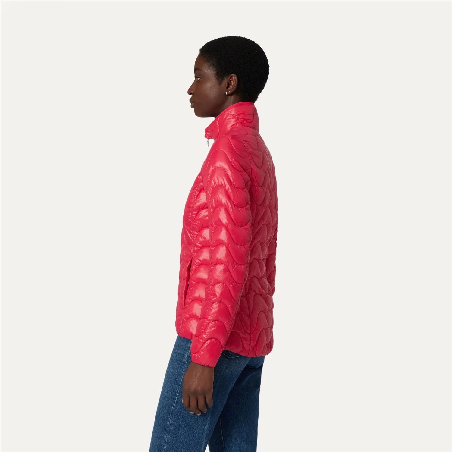 VIOLETTE QUILTED WARM - Jackets - Short - Woman - RED BERRY - immagine 4