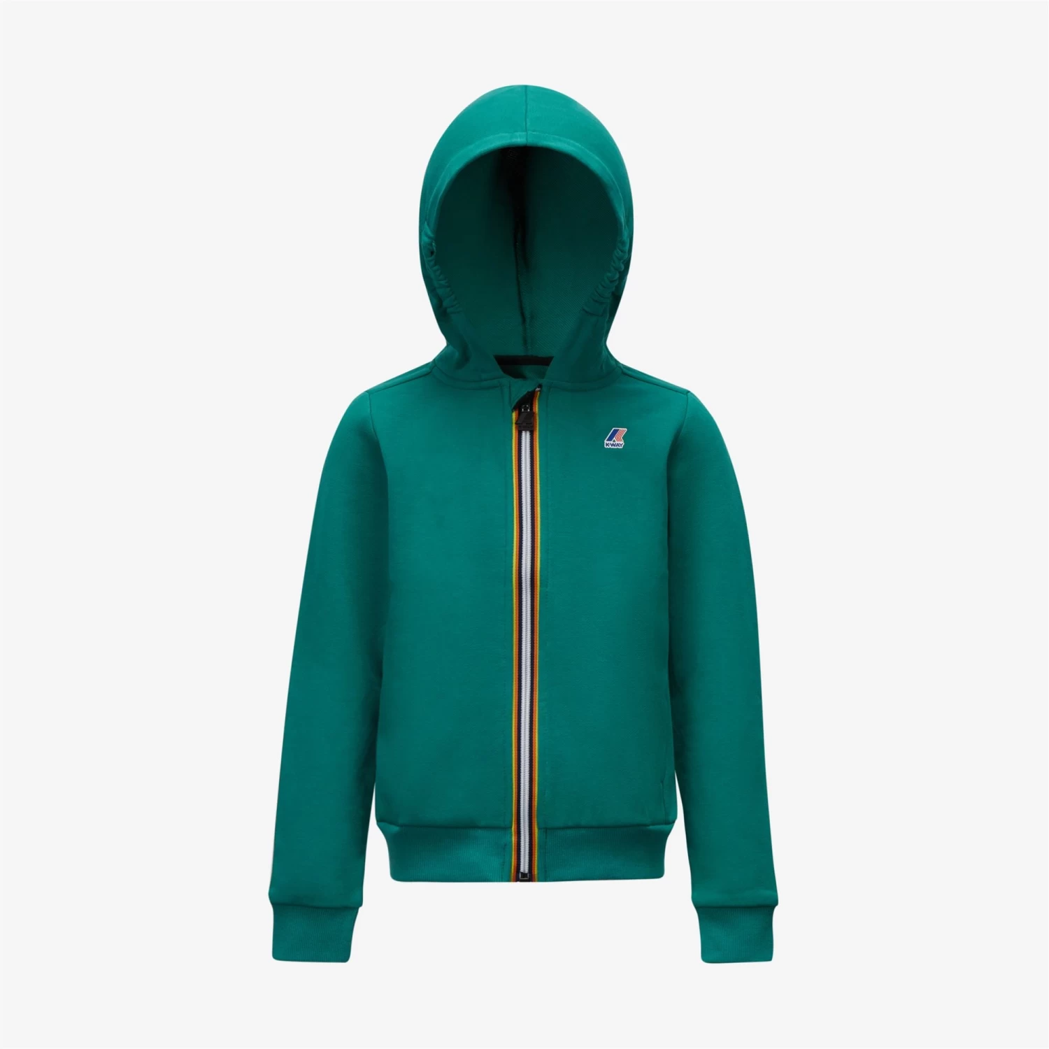 P. LE VRAI ARNEL POLY COTTON - Fleece - Jacket - Kid Unisex - GREEN