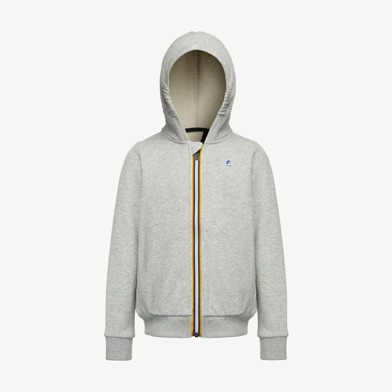 P. LE VRAI ARNEL POLY COTTON - Fleece - Jacket - Kid Unisex - LT GREY MEL