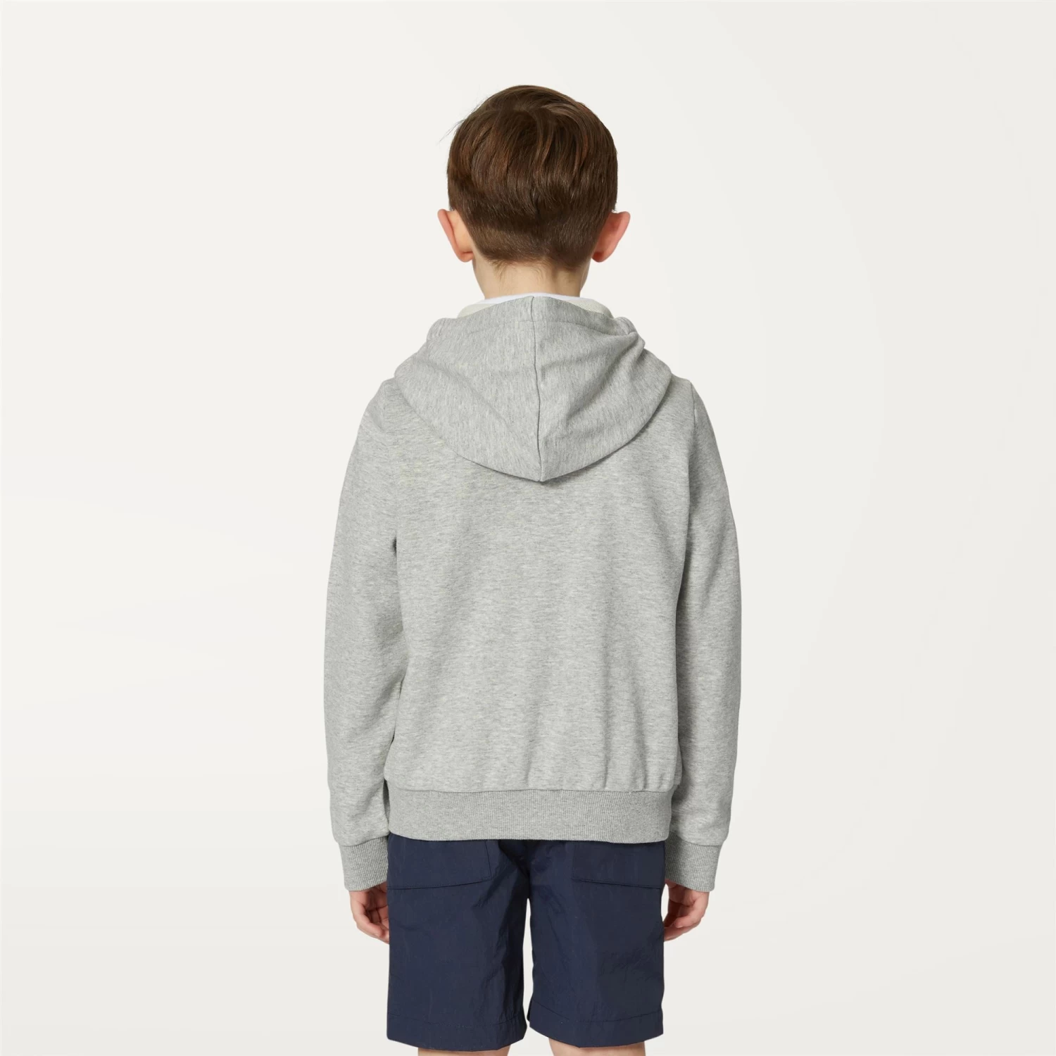 P. LE VRAI ARNEL POLY COTTON - Fleece - Jacket - Kid Unisex - LT GREY MEL - immagine 5