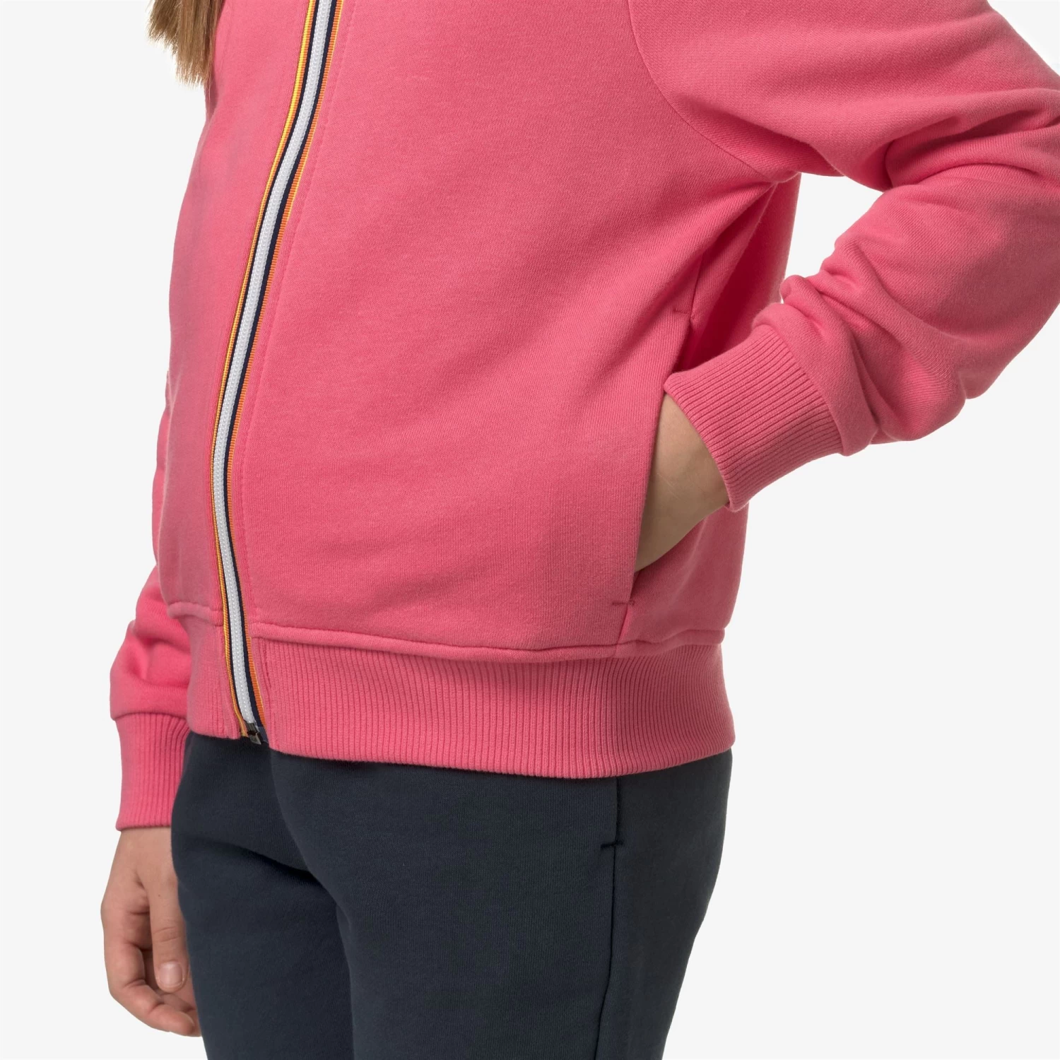 P. LE VRAI ARNEL POLY COTTON - Fleece - Jacket - Kid Unisex - PINK MD - immagine 2