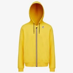 LE VRAI ARNEL POLY COTTON - Fleece - Jacket - Unisex - YELLOW DK