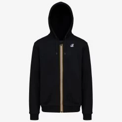 LE VRAI ARNEL POLY COTTON - Fleece - Jacket - Unisex - BLACK PURE