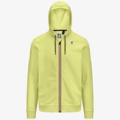 LE VRAI ARNEL POLY COTTON - Fleece - Jacket - Unisex - GREEN CELERY