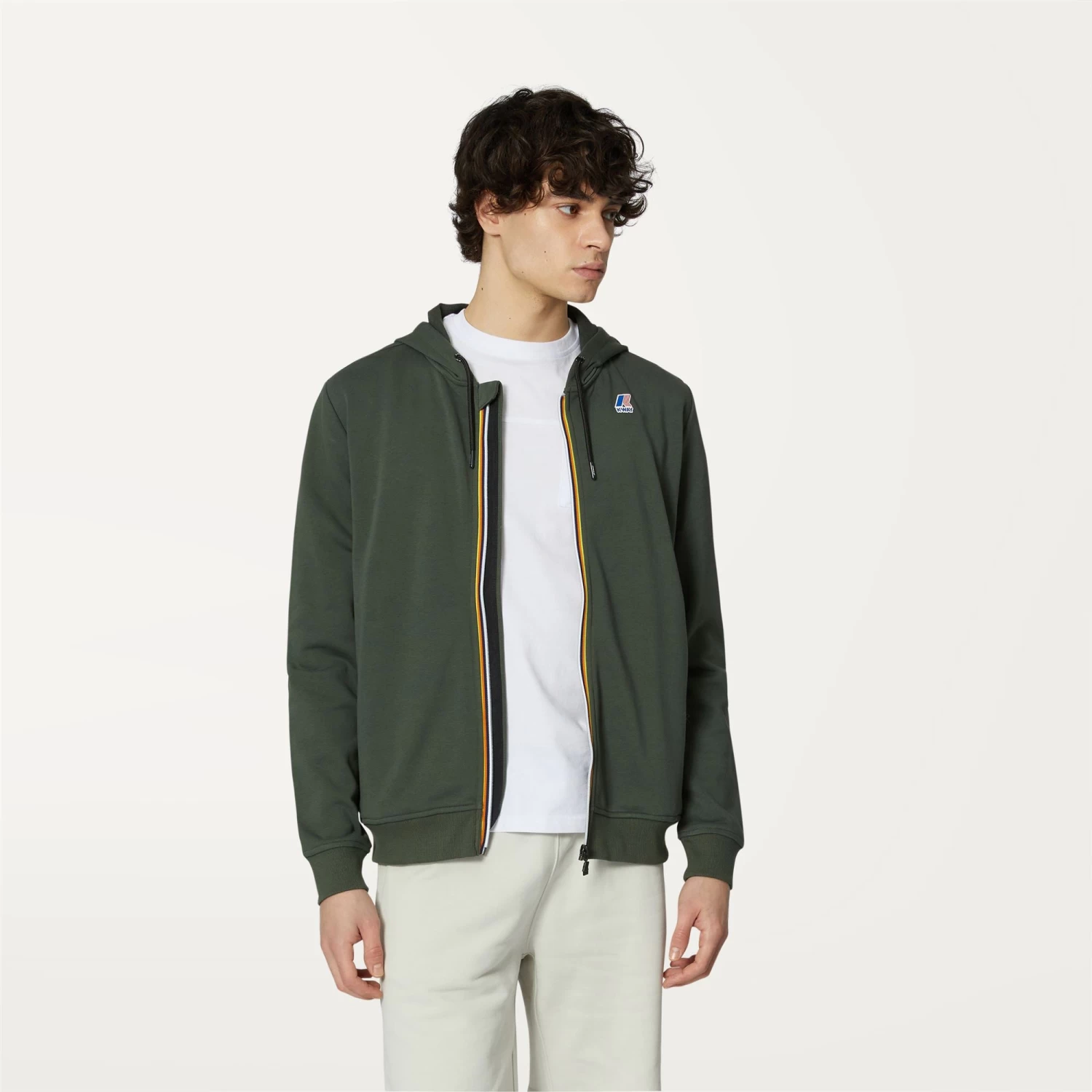 LE VRAI ARNEL POLY COTTON - Fleece - Jacket - Unisex - GREEN BLACKISH - immagine 3