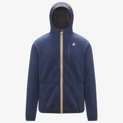 BEAU ST FUR BONDED - Fleece - Jacket - Unisex - BLUE DEPTH-GREY SMK