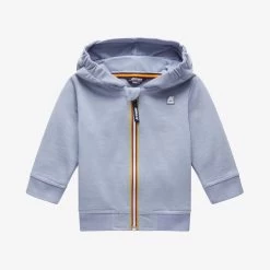 E. ANTHONY FLEECE - Fleece - Jacket - Kid Unisex - AZURE BLIZZARD