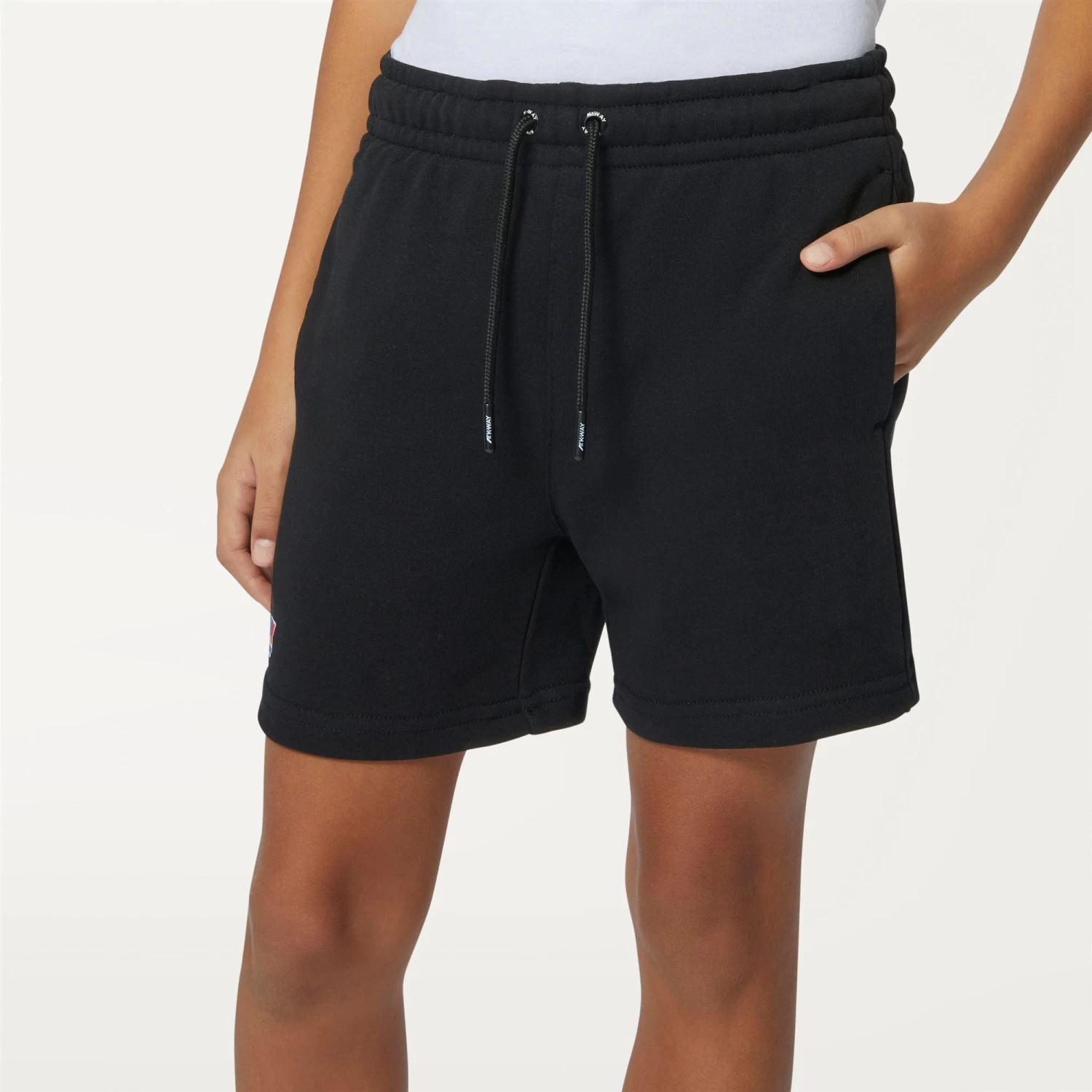 P. LE VRAI DORIAN POLY COTTON - Shorts - SportShorts - Kid Unisex - BLACK PURE - immagine 2