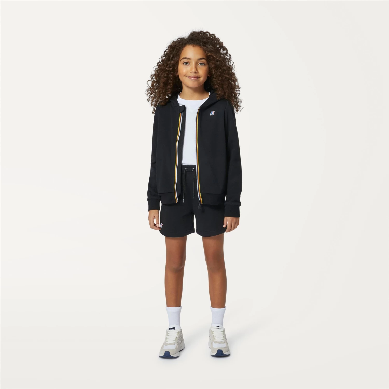 P. LE VRAI DORIAN POLY COTTON - Shorts - SportShorts - Kid Unisex - BLACK PURE - immagine 3