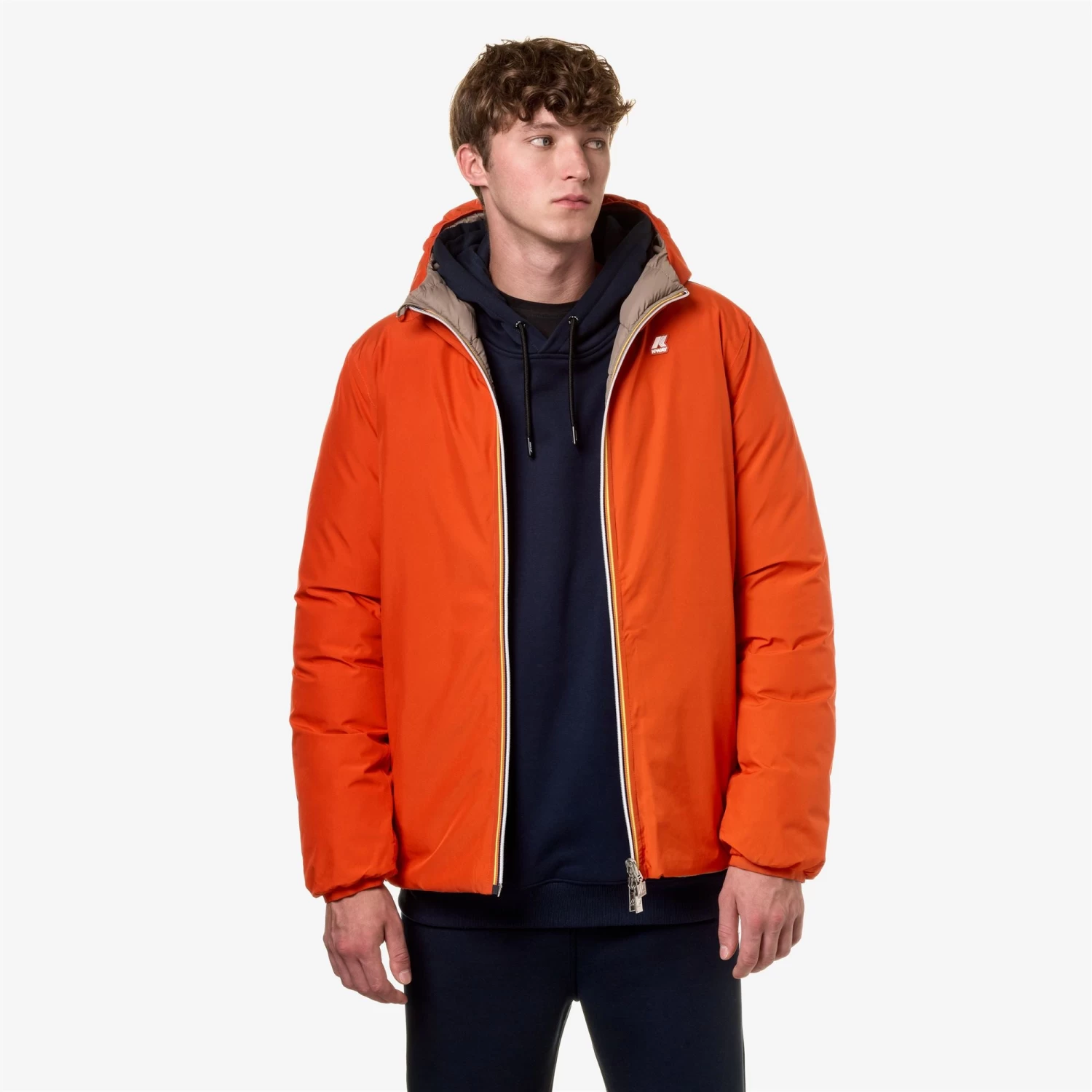 JACK ST THERMO REVERSIBLE - Jackets - Short - Man - ORANGE P-BEIGE T - immagine 4