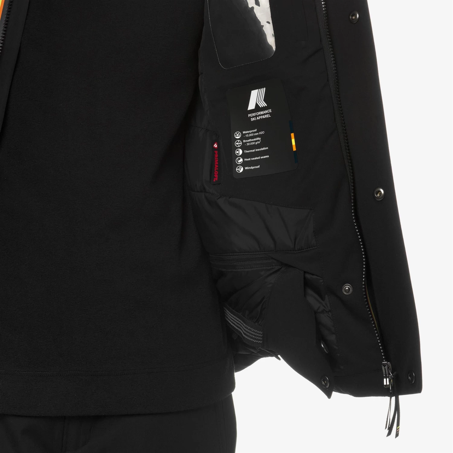 MALAMOT 2 LAYERS - Jackets - Mid - Man - BLACK PURE - immagine 3