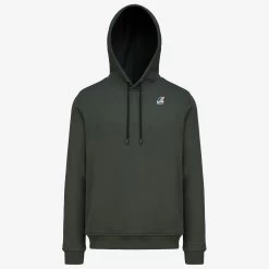 LE VRAI ARNETTE POLY COTTON - Fleece - Jumper - Unisex - GREEN BLACKISH