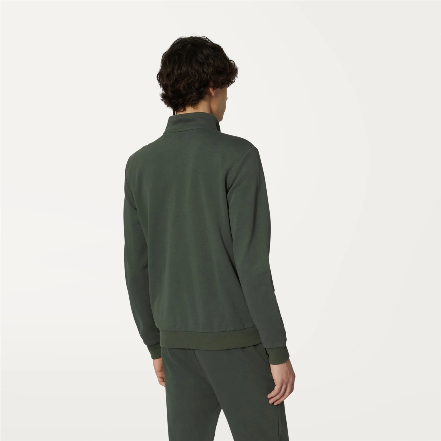 AUGUR POLY COTTON - Fleece - Jacket - Unisex - GREEN BLACKISH - immagine 5