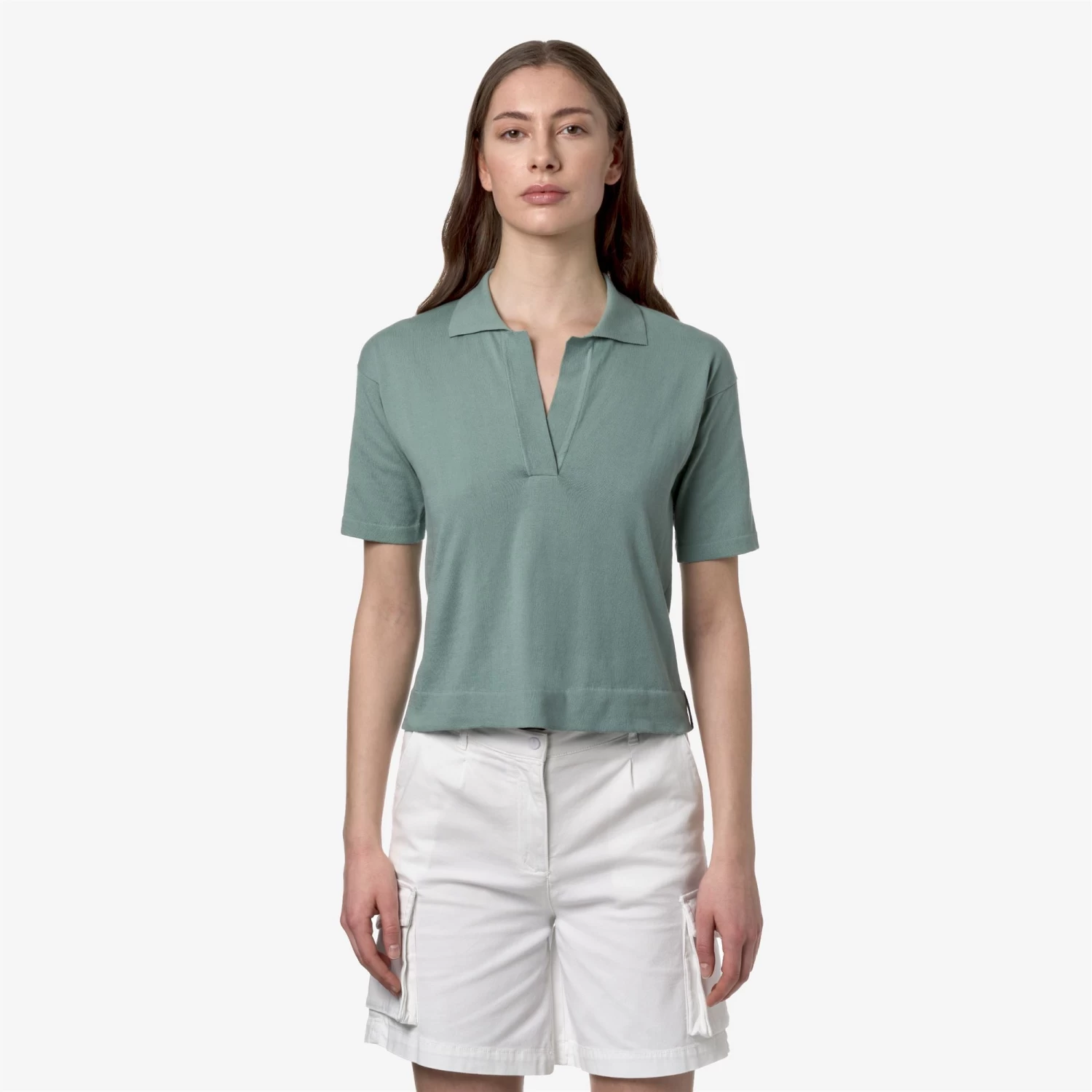 MARLHES - KNITWEAR - Polo - Woman - GREEN MOLD - immagine 3