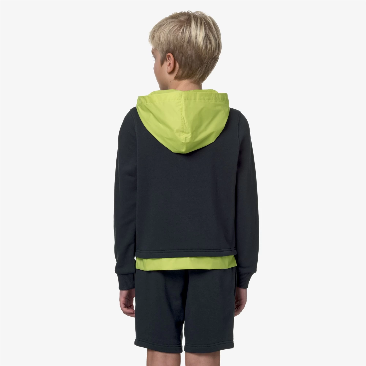 P. LE VRAI DONAT NYLON PC - Fleece - Jumper - Boy - BLUE DEPTH-GREEN CELERY - immagine 5