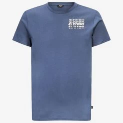 ODOM MULTIPLE LETTERING - T-ShirtsTop - T-Shirt - Man - BLUE INDIGO