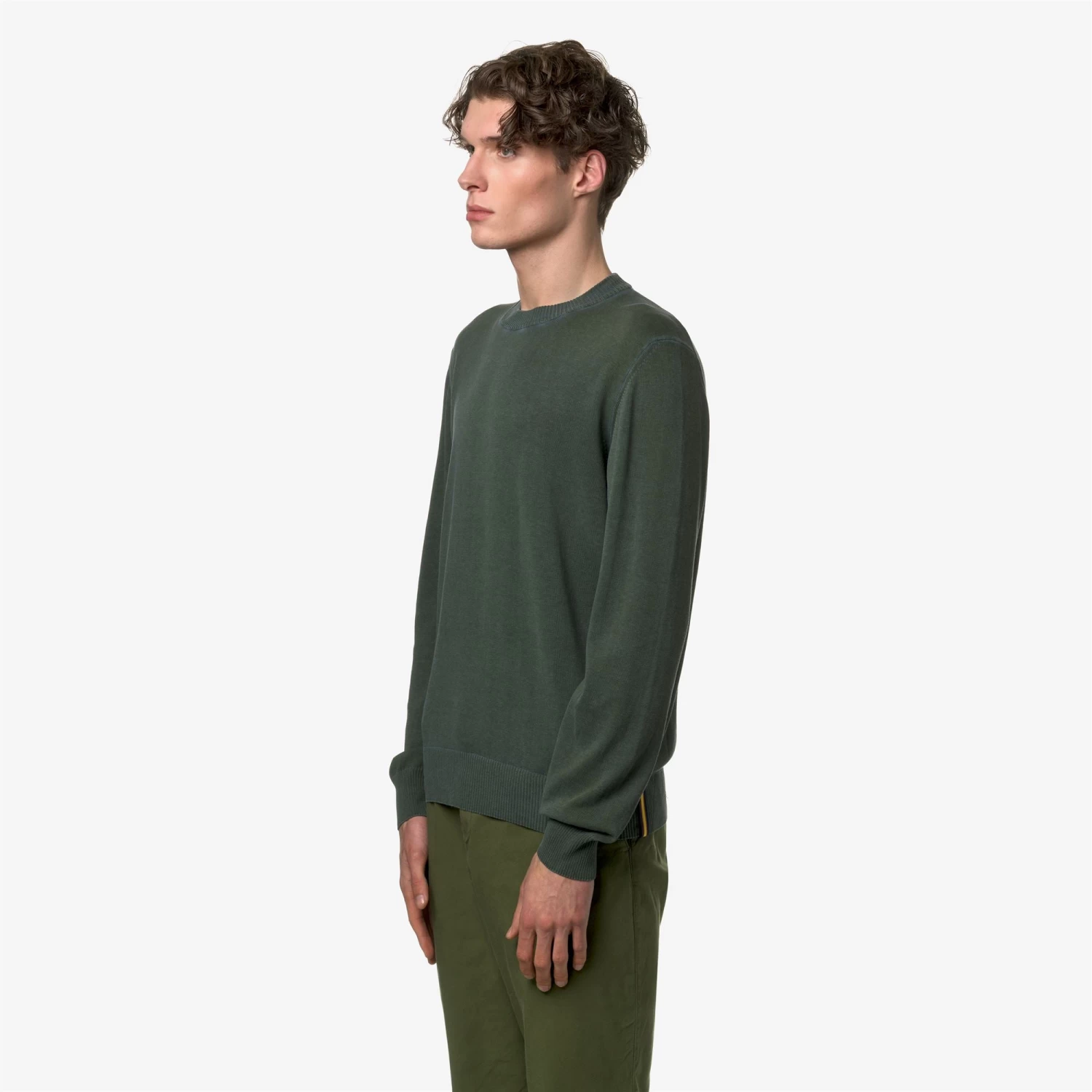 BROU - KNITWEAR - PullOver - Man - GREEN A-BLUE I - immagine 4