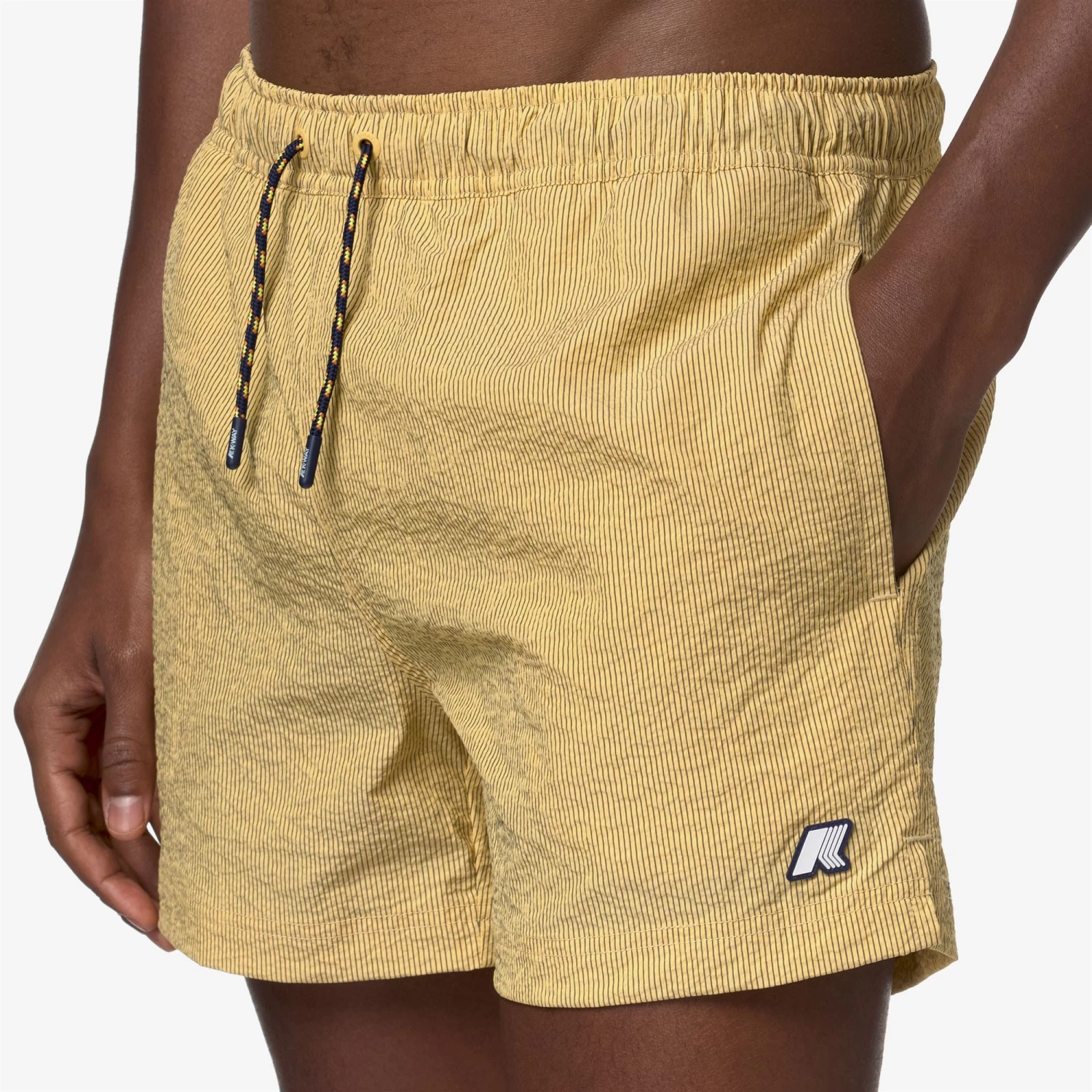 LOIRET - Bathing Suits - Swimming Trunk - Man - YELLOW STRIPES - immagine 2