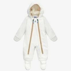 E. LE VRAI 3.0 SNOTTY ORSETTO - Sport Suits - TRACKSUIT - Kid Unisex - ECRU-WHITE