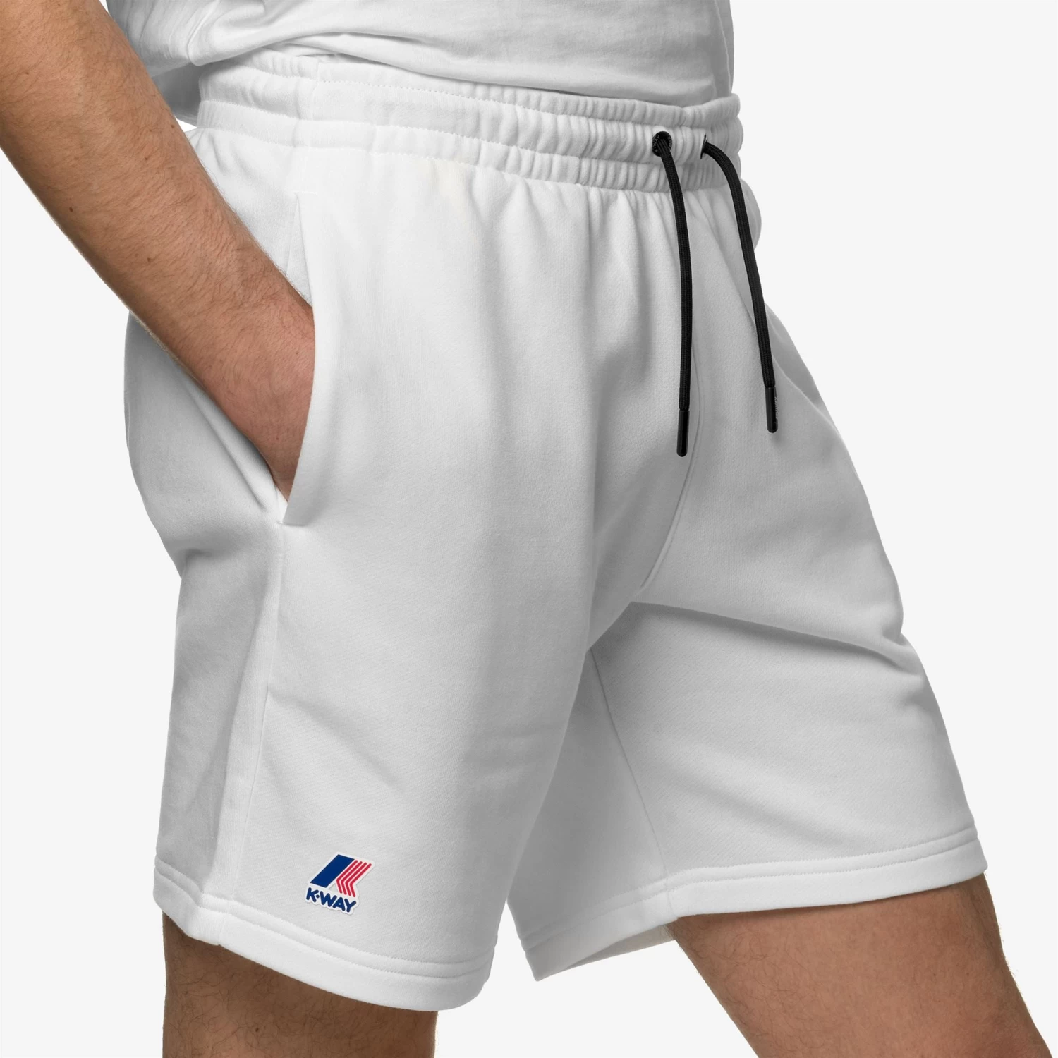 LE VRAI DORIAN POLY COTTON - Shorts - SportShorts - Unisex - WHITE - immagine 2