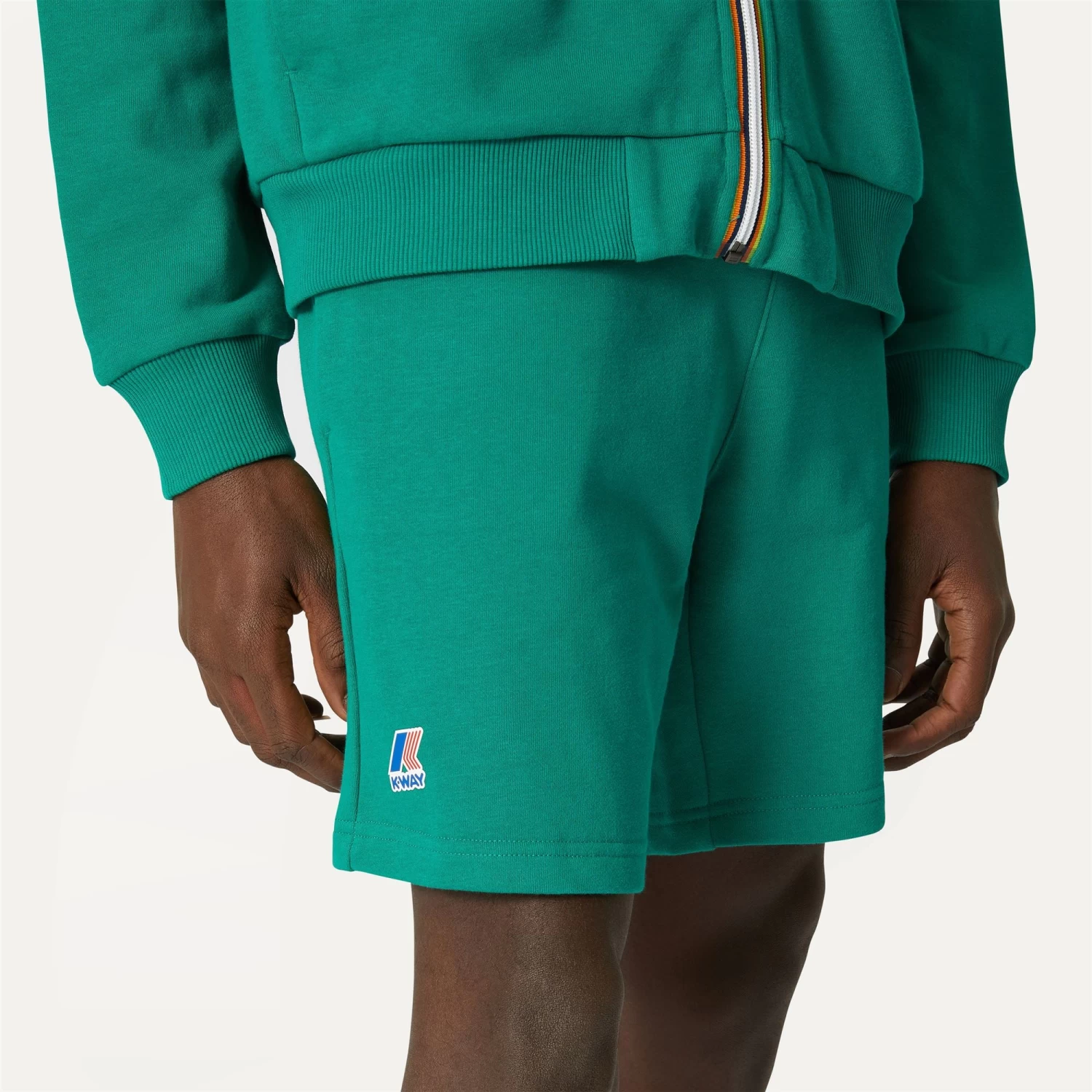 LE VRAI DORIAN POLY COTTON - Shorts - SportShorts - Unisex - GREEN - immagine 2