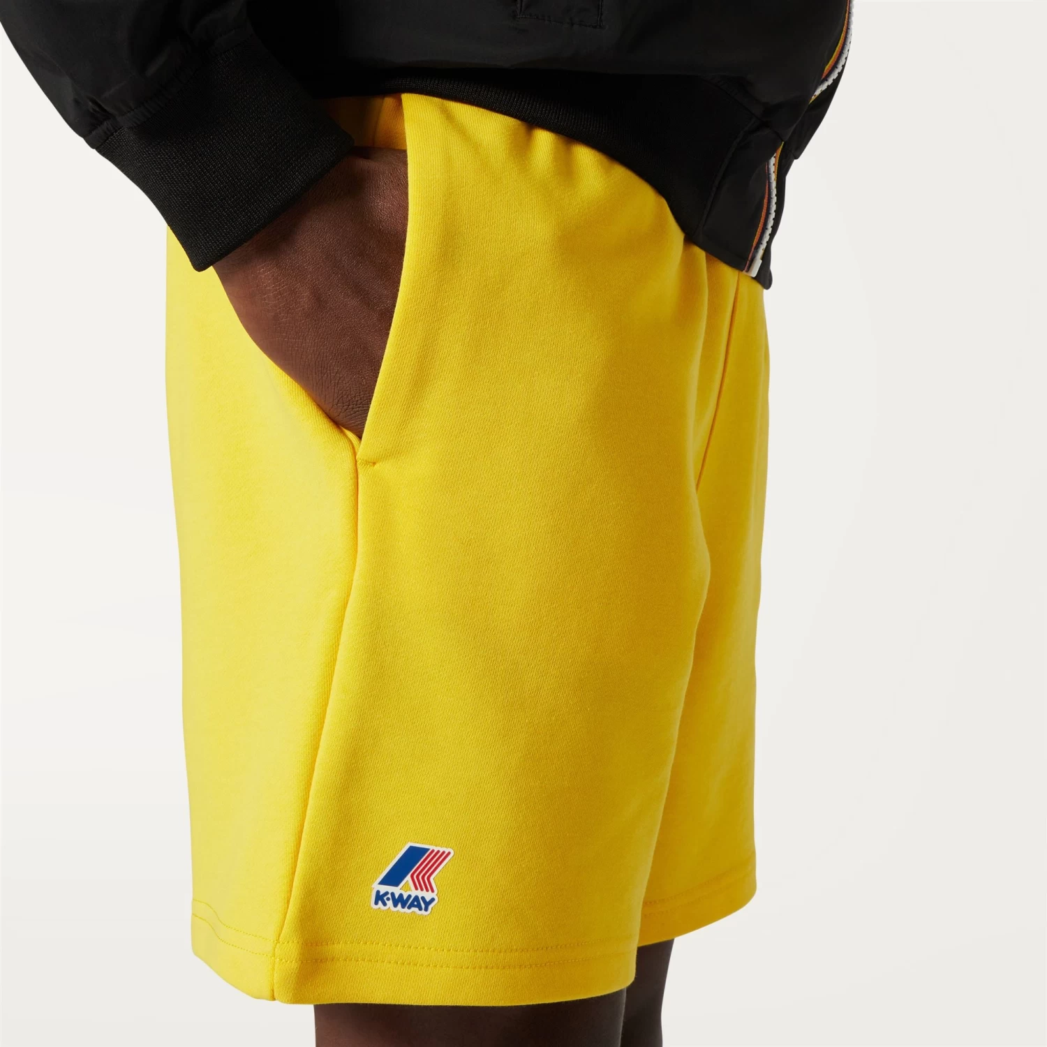 LE VRAI DORIAN POLY COTTON - Shorts - SportShorts - Unisex - YELLOW DK - immagine 2