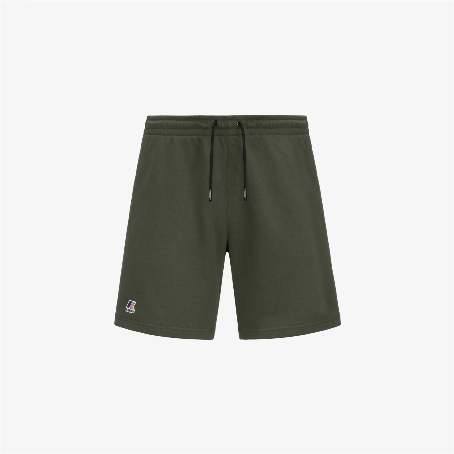 LE VRAI DORIAN POLY COTTON - Shorts - SportShorts - Unisex - GREEN BLACKISH