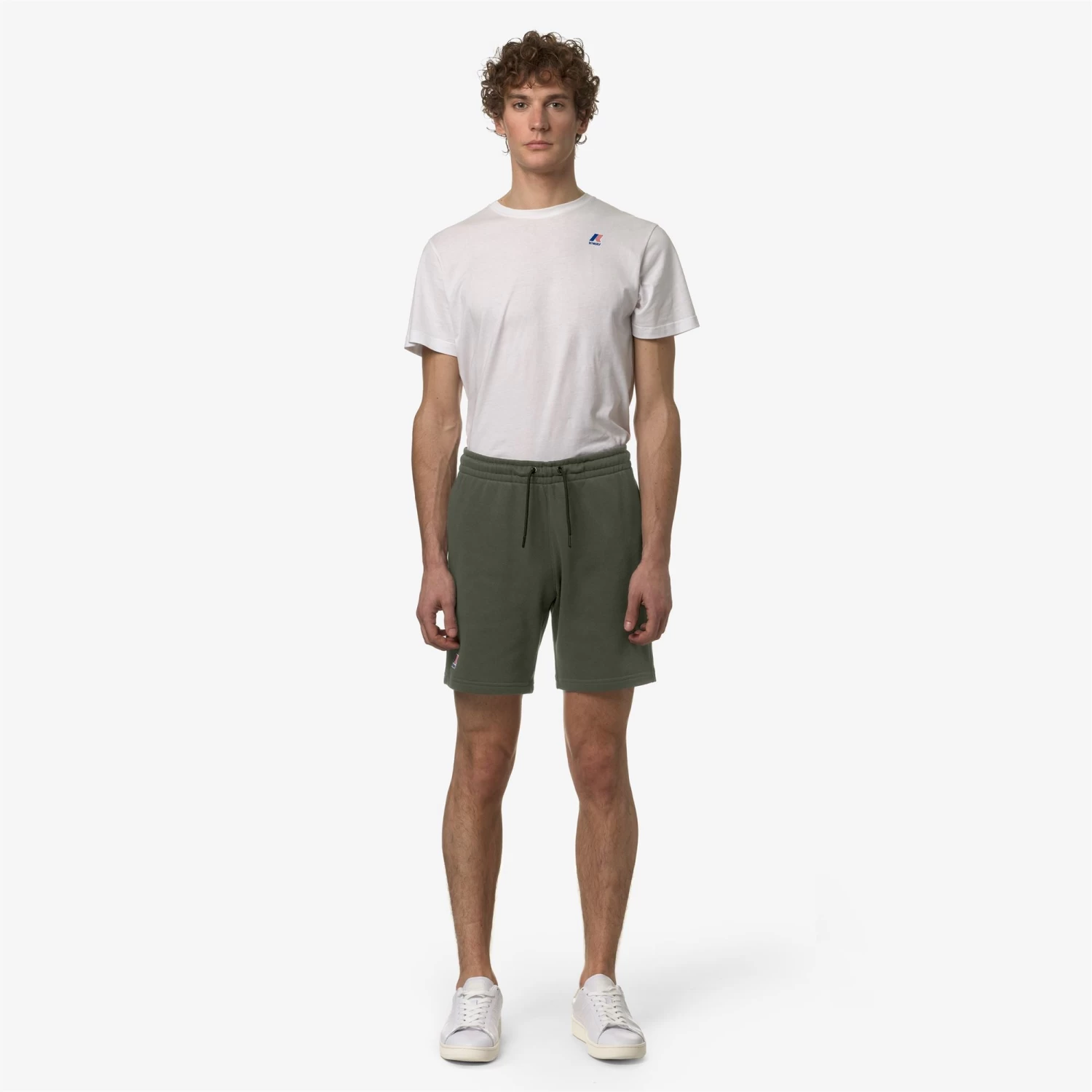 LE VRAI DORIAN POLY COTTON - Shorts - SportShorts - Unisex - GREEN BLACKISH - immagine 3