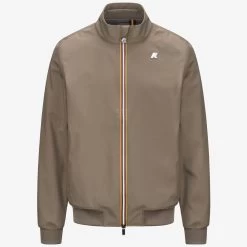 ARSENE BONDED JERSEY - Jackets - Short - Man - BEIGE TAUPE