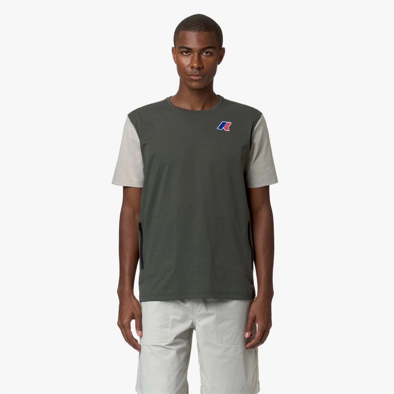 SERIL LF - T-ShirtsTop - T-Shirt - Unisex - GREEN B-BEIGE L - immagine 4