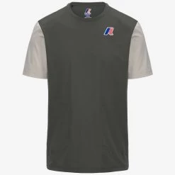 SERIL LF - T-ShirtsTop - T-Shirt - Unisex - GREEN B-BEIGE L