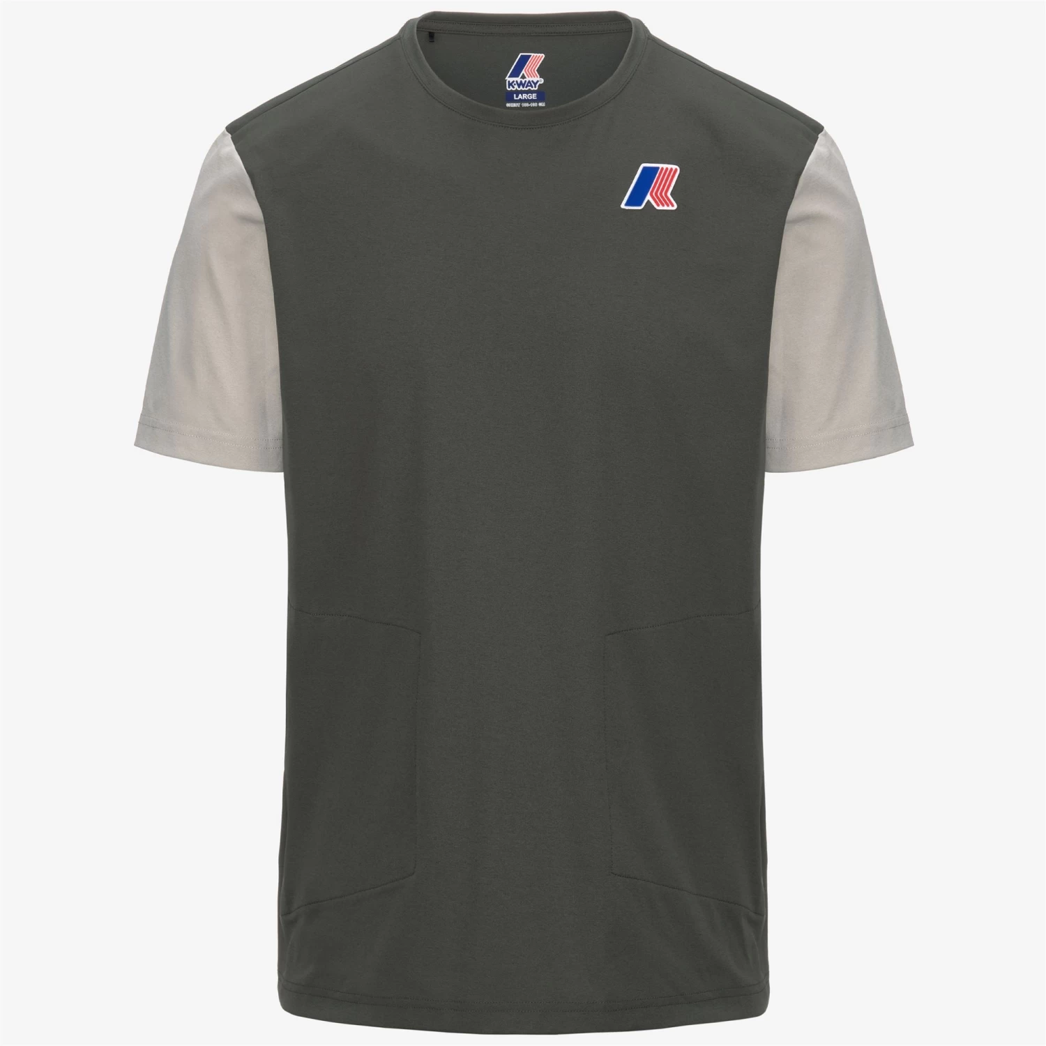 SERIL LF - T-ShirtsTop - T-Shirt - Unisex - GREEN B-BEIGE L