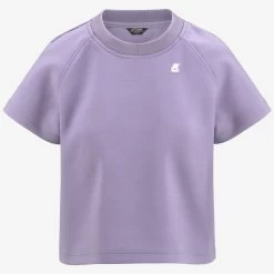 GUENDALINE LIGHT SPACER - T-ShirtsTop - T-Shirt - Woman - VIOLET GLICINE