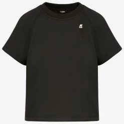 GUENDALINE LIGHT SPACER - T-ShirtsTop - T-Shirt - Woman - BLACK PURE